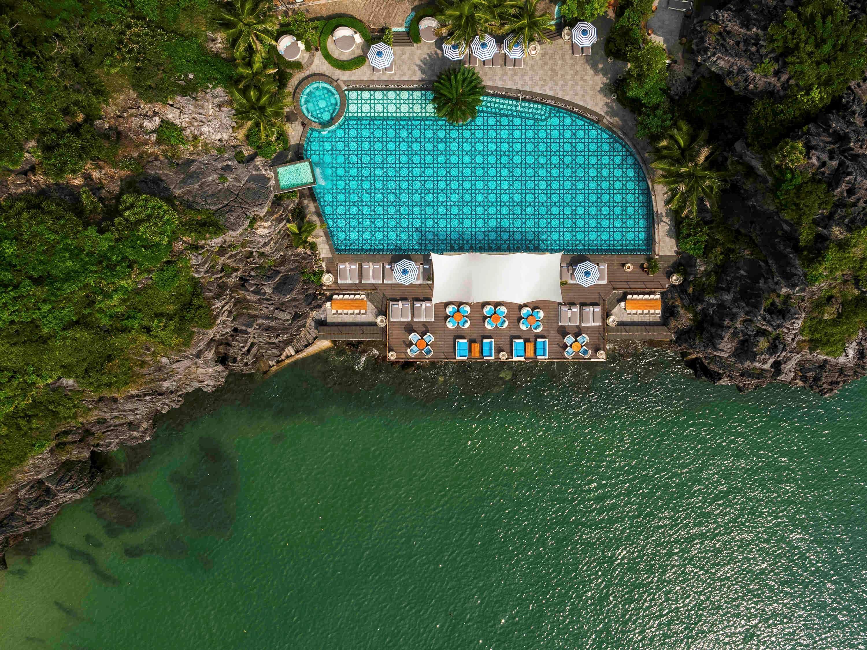 吉婆岛东方明珠酒店-美憬阁 Chan Chau 外观 照片 Aerial view of the resort