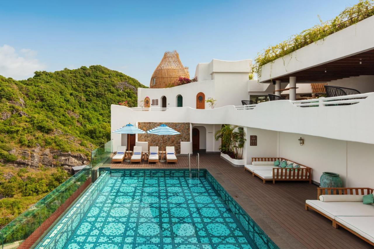 吉婆岛东方明珠酒店-美憬阁 Chan Chau 外观 照片 The pool at the hotel