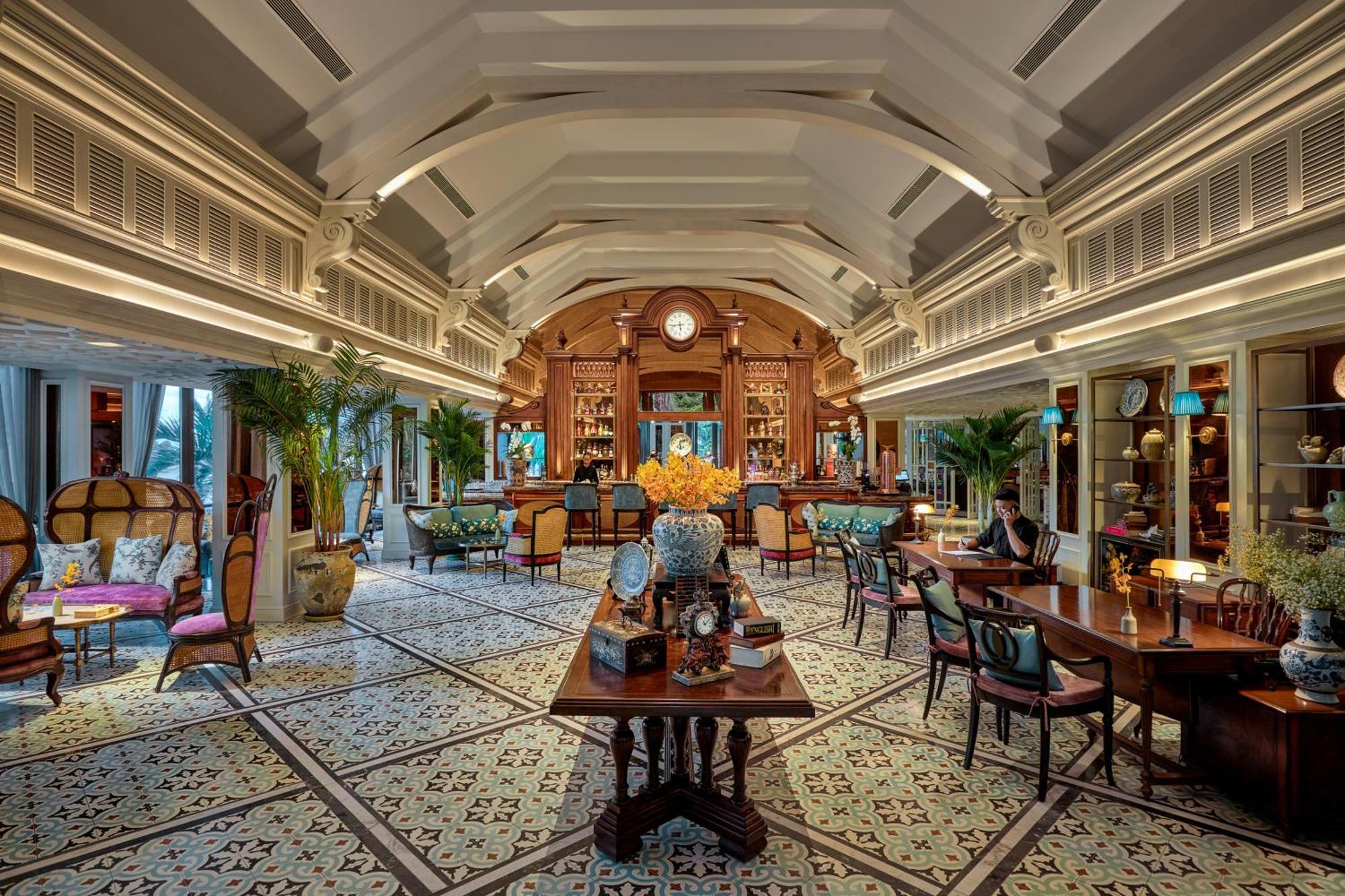 吉婆岛东方明珠酒店-美憬阁 Chan Chau 外观 照片 The lobby of the hotel